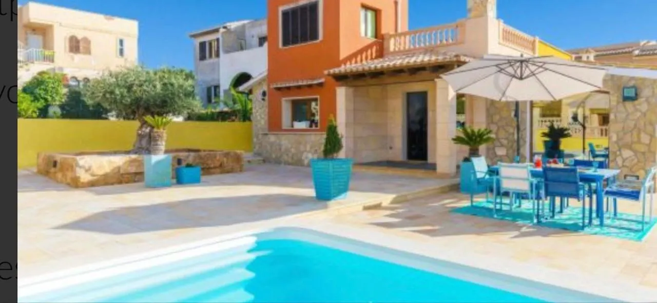 House With 3 Bedrooms In Llucmajor, With Wonderful Sea View, Private Pool, Fu... 0*, Льюкмайор Испания