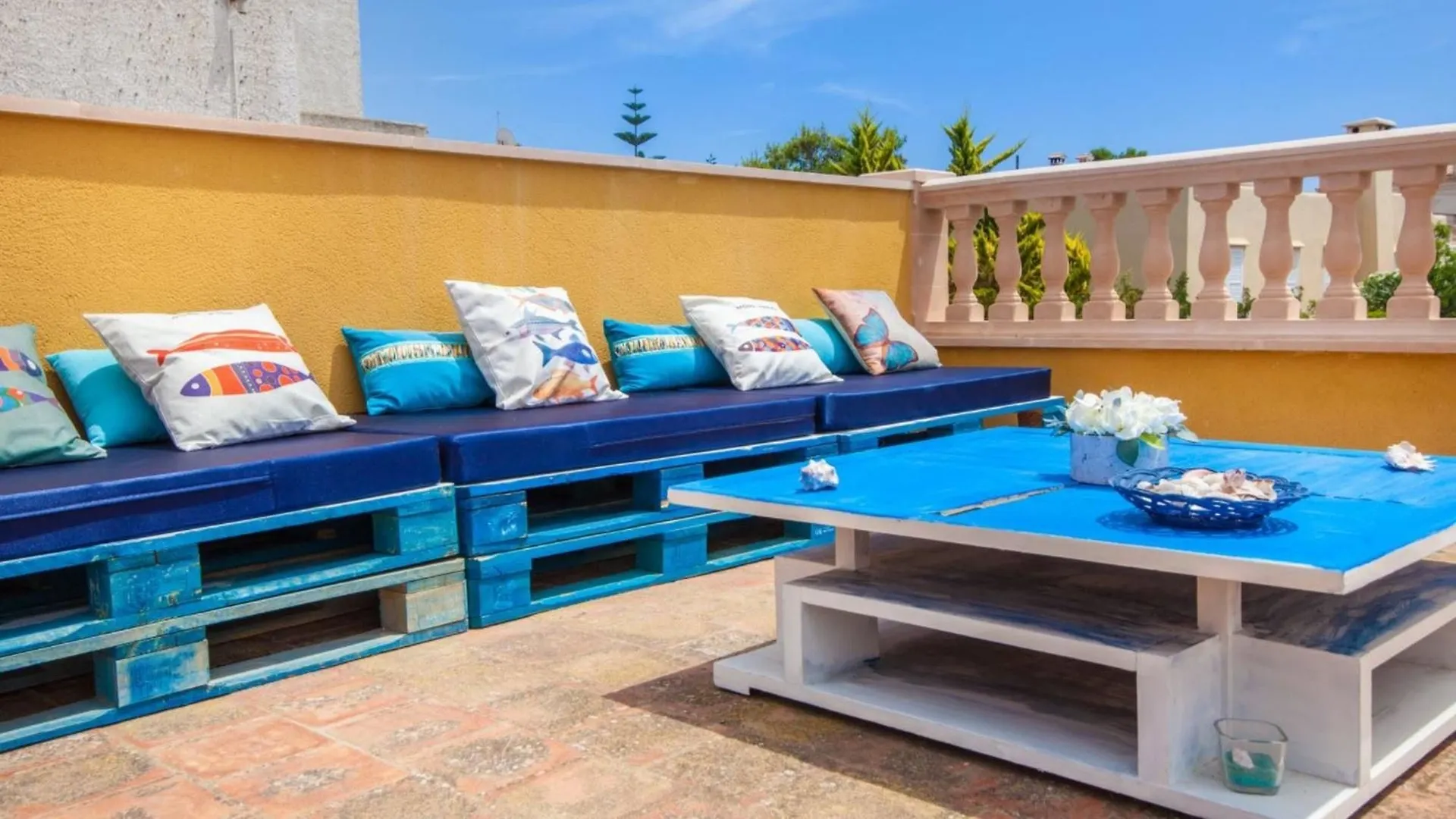 Апартаменты House With 3 Bedrooms In Llucmajor, With Wonderful Sea View, Private Pool, Fu...