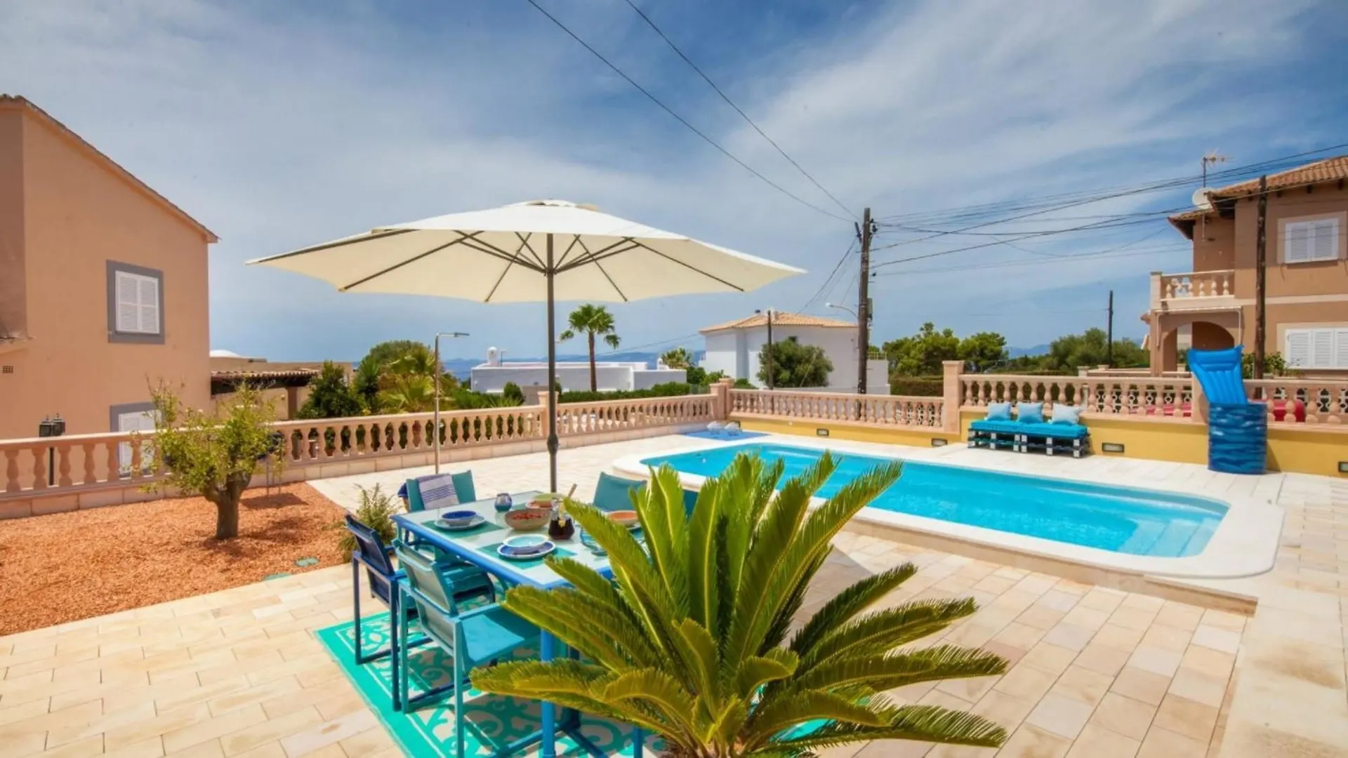 Апартаменты House With 3 Bedrooms In Llucmajor, With Wonderful Sea View, Private Pool, Fu...